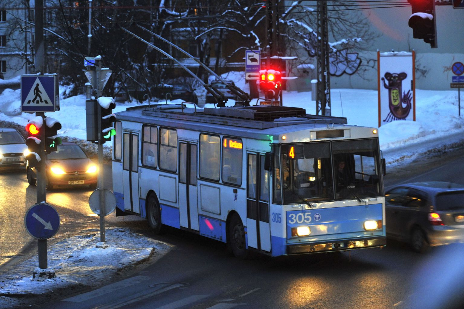 Таллиннский троллейбус.
