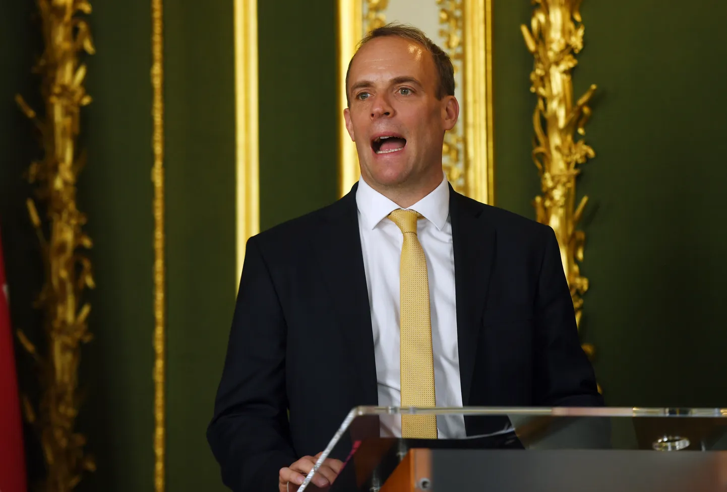 Briti välisminister Dominic Raab.