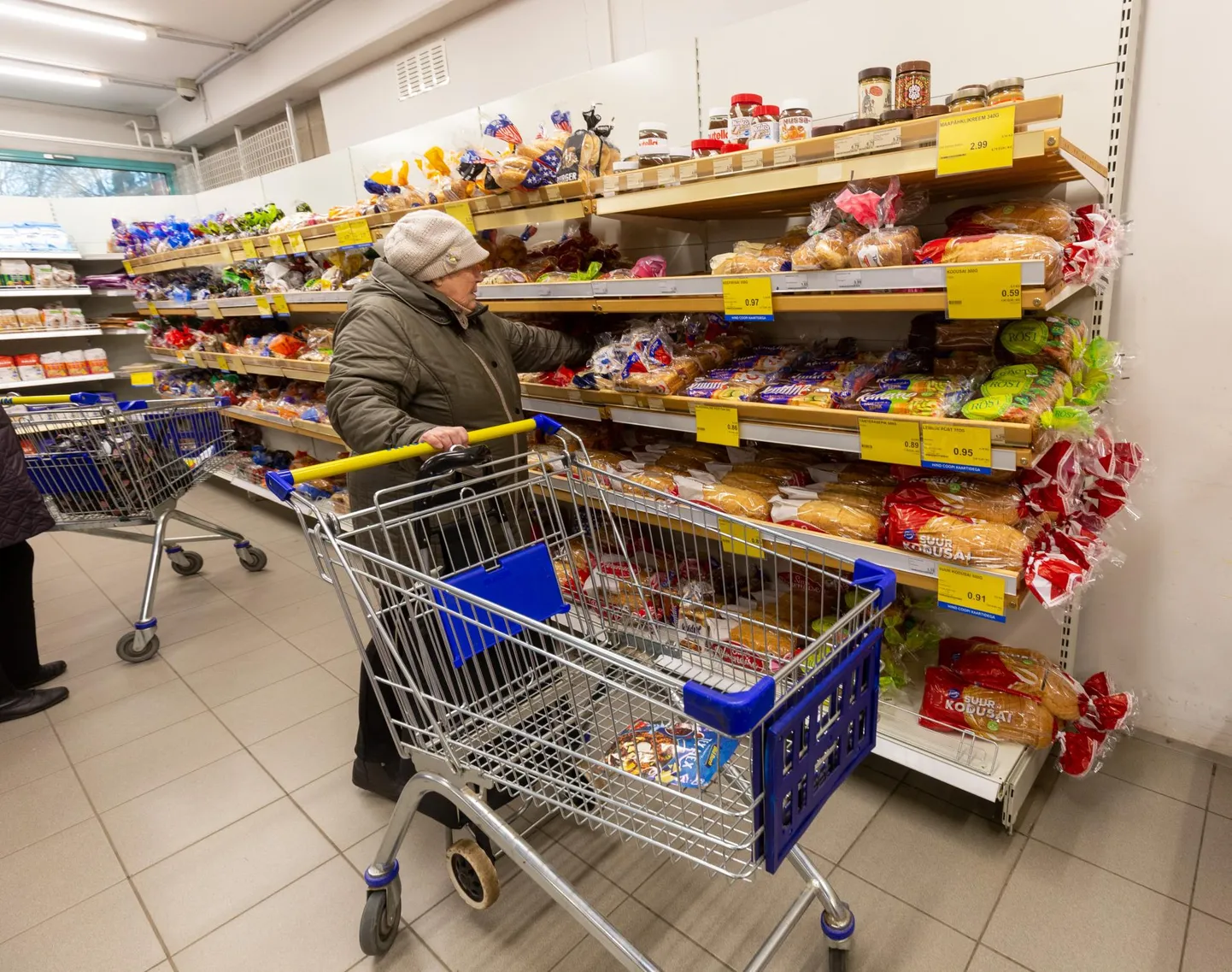 Viljandi Turu Konsumi leivaletis oli kolmapäeval palju soodustooteid.