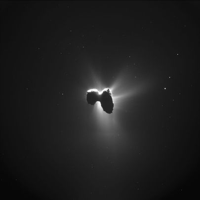 Rosetta tehtud pilt 67P/Tšurjumov-Gerasimenkost. Foto: ESA/AP/Scanpi