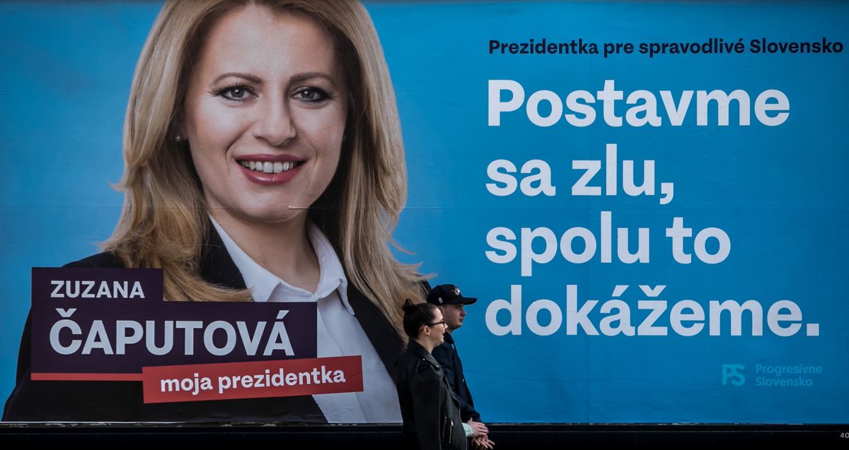 Во втором туре президентских выборов Чапутова одержала победу с 58,4% голосов. Таким образом, она стала первой женщиной-президентом в независимой Словакии после распада Чехословакии. Правда, явка во втором туре стала самой низкой в Словакии на уровне президентских выборов