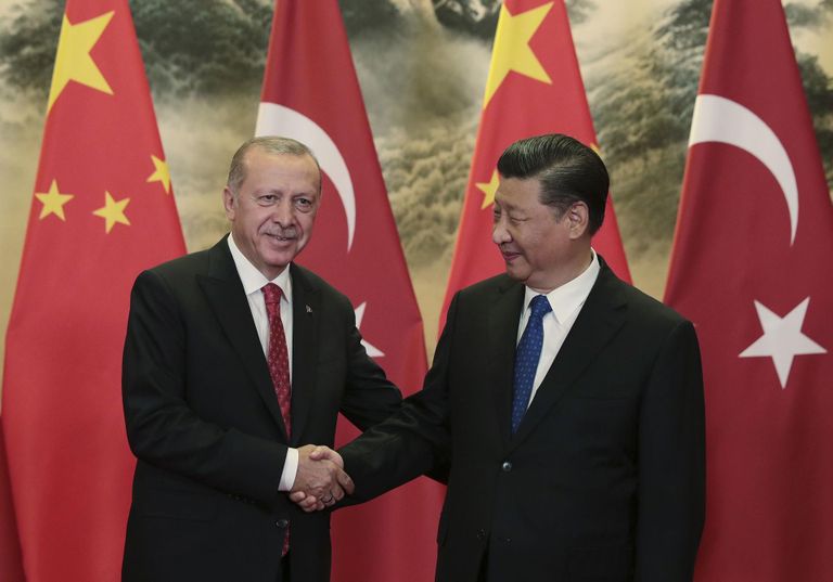 Türgi president Recep Tayyip Erdoğan ja Hiina riigijuht Xi Jinping. 