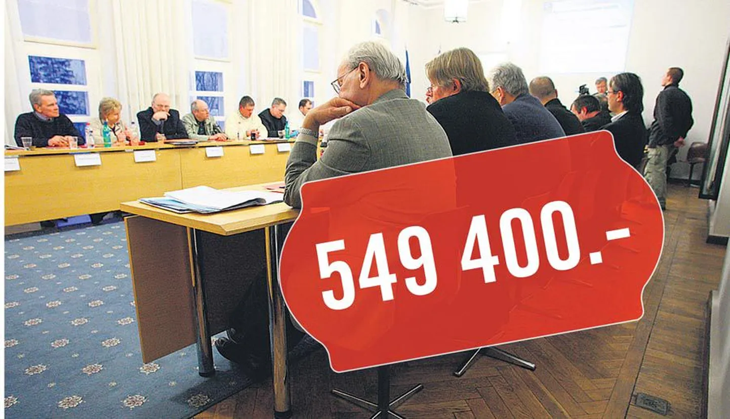 Viljandi volikogu liikmetele makstud tasud neelasid mullu pool miljonit krooni. Samasse suurusjärku jääb ka tänavusse eelarvesse kirjutatav summa.