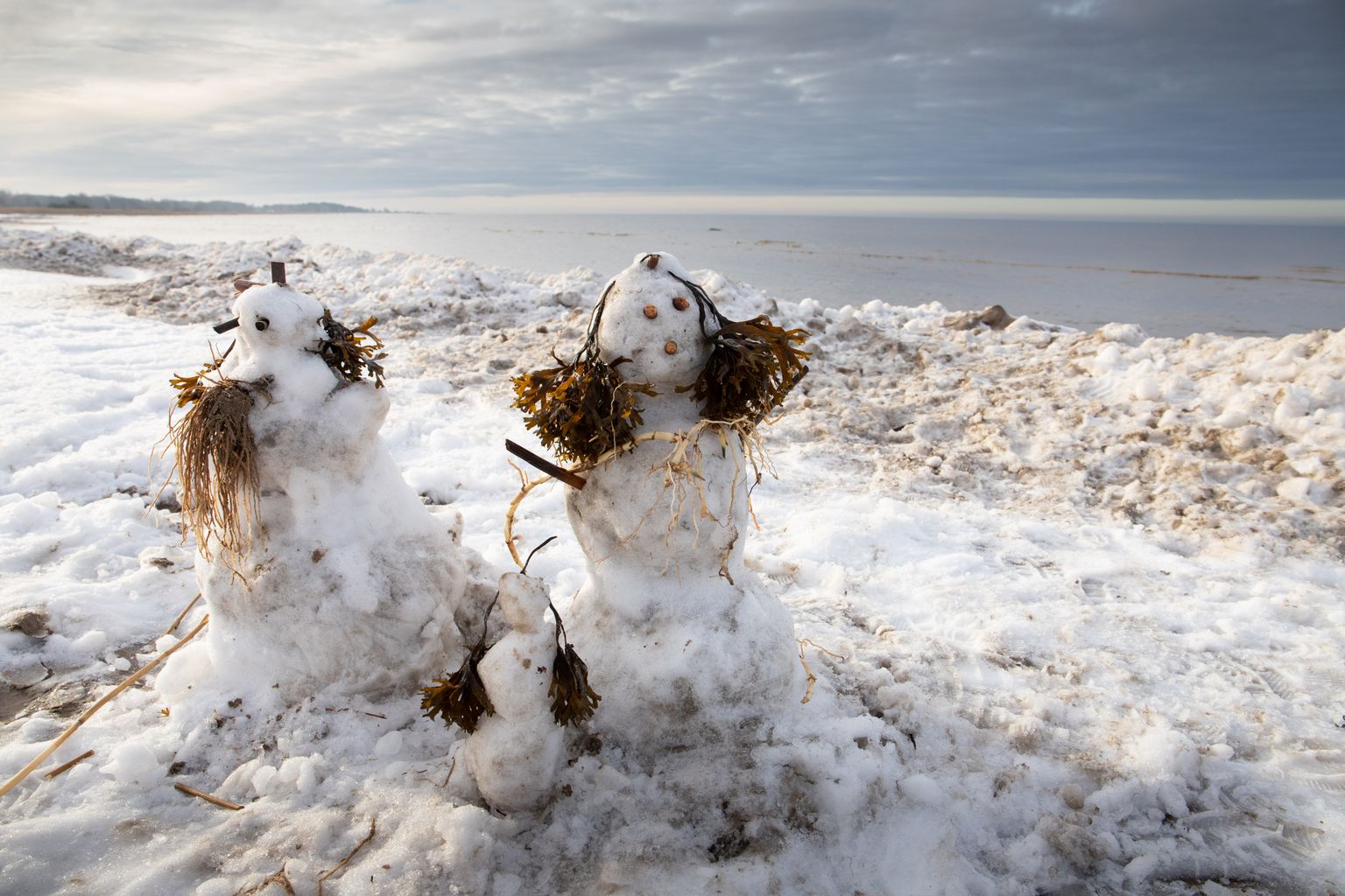Зима в Эстонии.