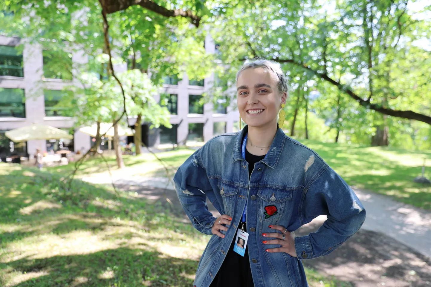 Lõuna-Eesti Postimehe suvereporter Roosi Rahnu.