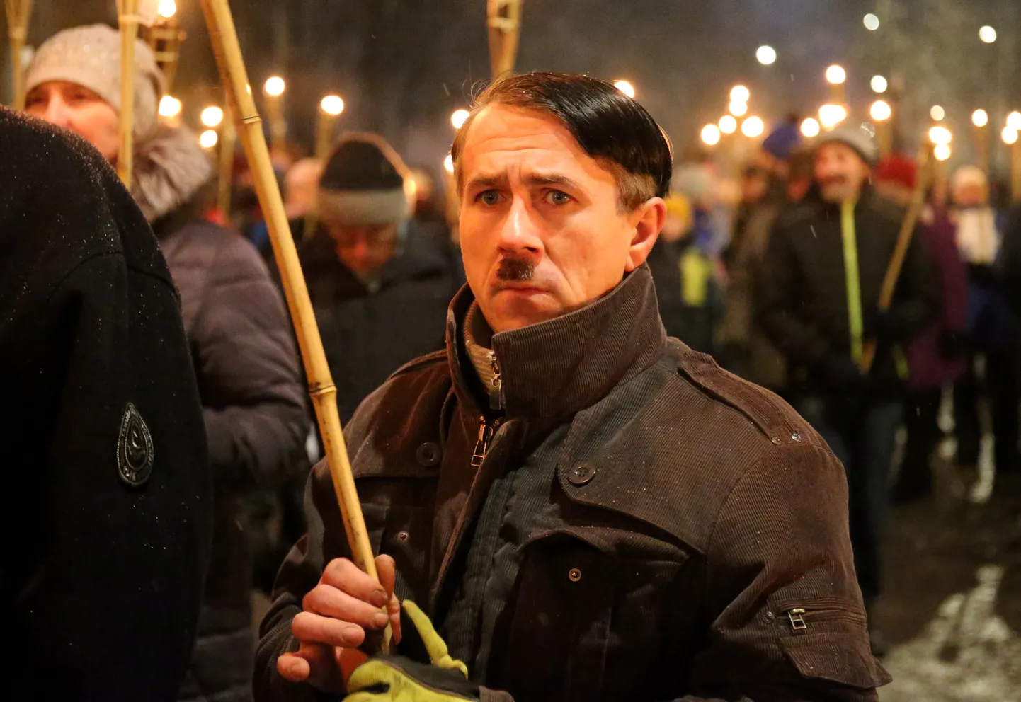 Факельное шествие EKRE в Тарту, 02.02.2023.