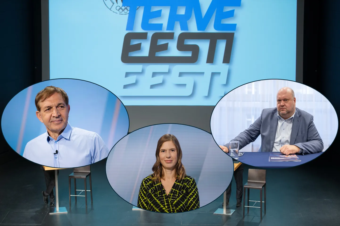 EOK presidendikandidaadid: Urmas Sõõrumaa (vasakult), Kersti Kaljulaid ja Erich Teigamägi.