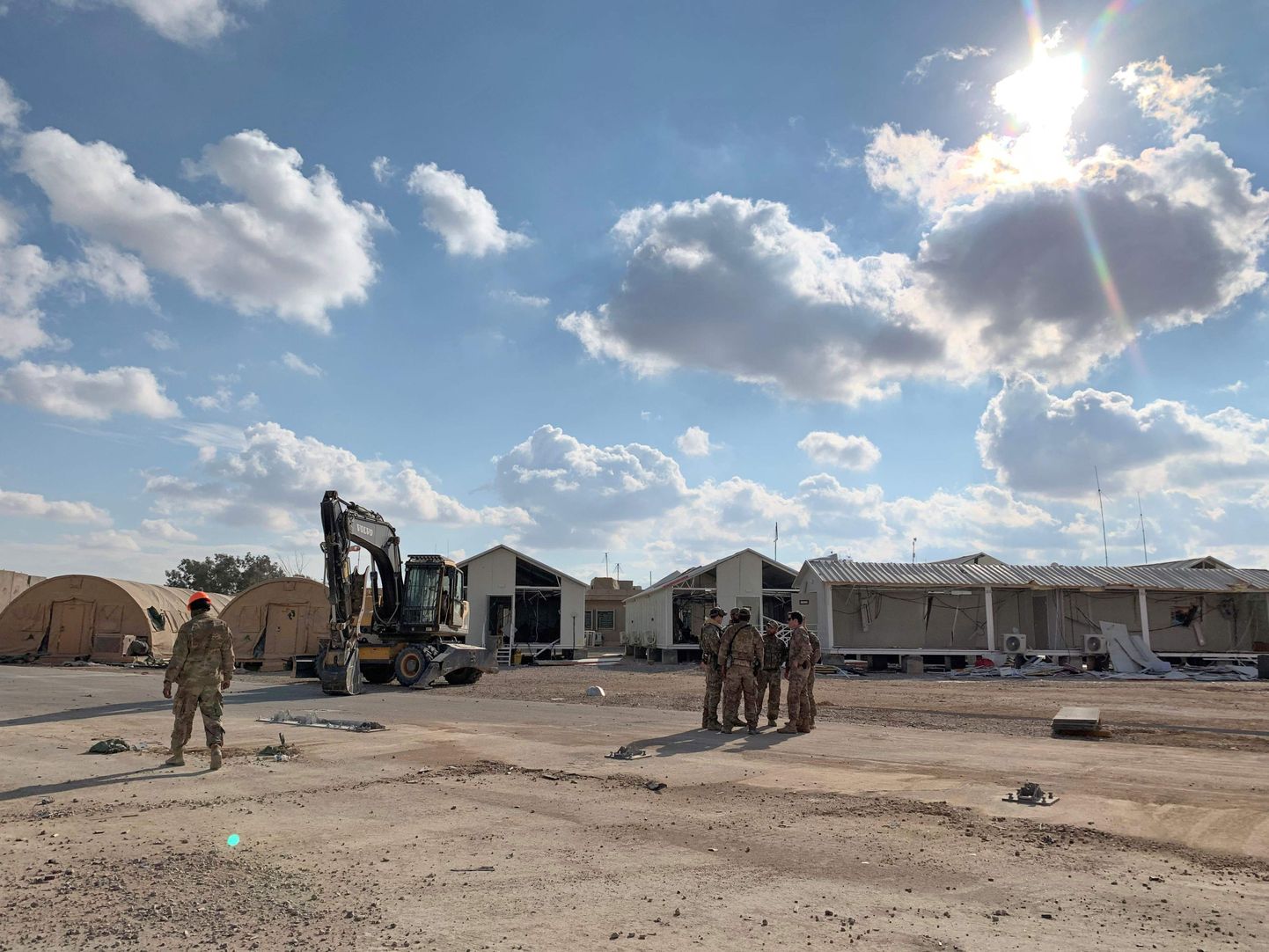 USA sõjaväelased Iraagi lääneosas asuvas Ain al-Asadi sõjaväebaasis.