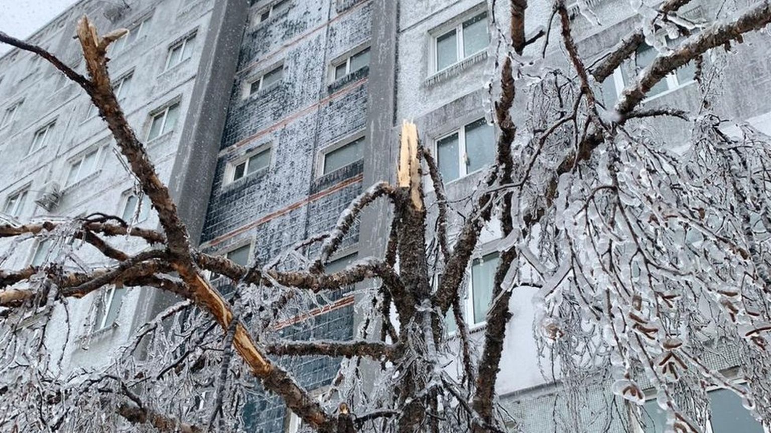 Ледяной дождь Россия