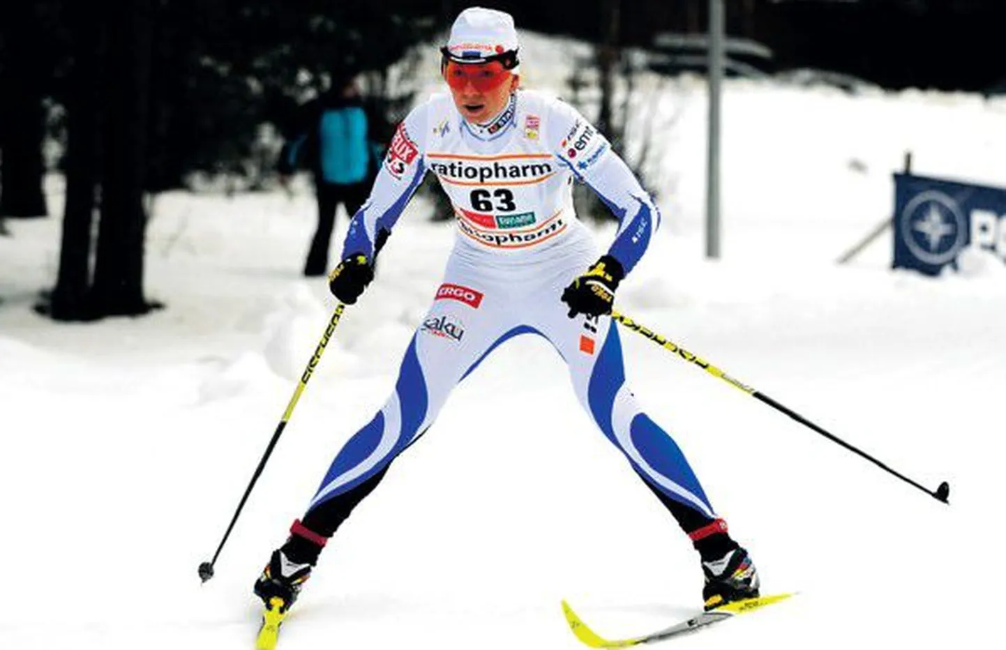 Первую гонку на этапе кубка мира после полутора лет перерыва двукратная олимпийская чемпионка Кристина Шмигун-Вяхи закончила на 25-м месте.