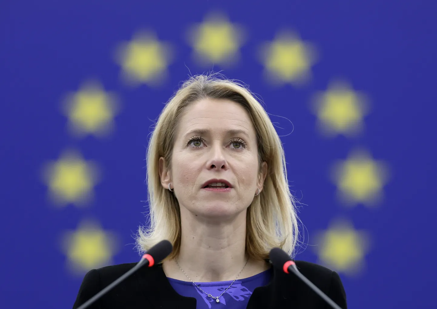 Euroopa Liidu välispoliitikajuht Kaja Kallas. 1. aprill 2025.