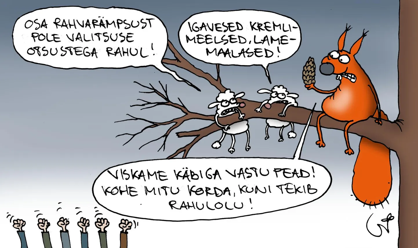 Karikatuur.