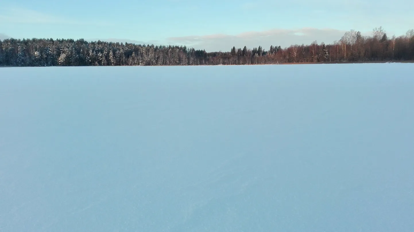 Kuningvere järv talvel.