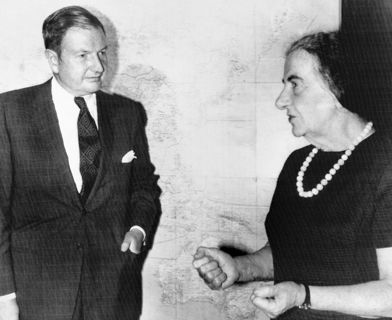 David Rockefelleri ja Iisraeli peaministri Golda Meiri kohtumine 1971. aastal. Foto: AP/SCANPIX