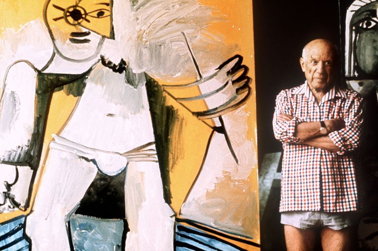 Pablo Picasso ühega oma teostest