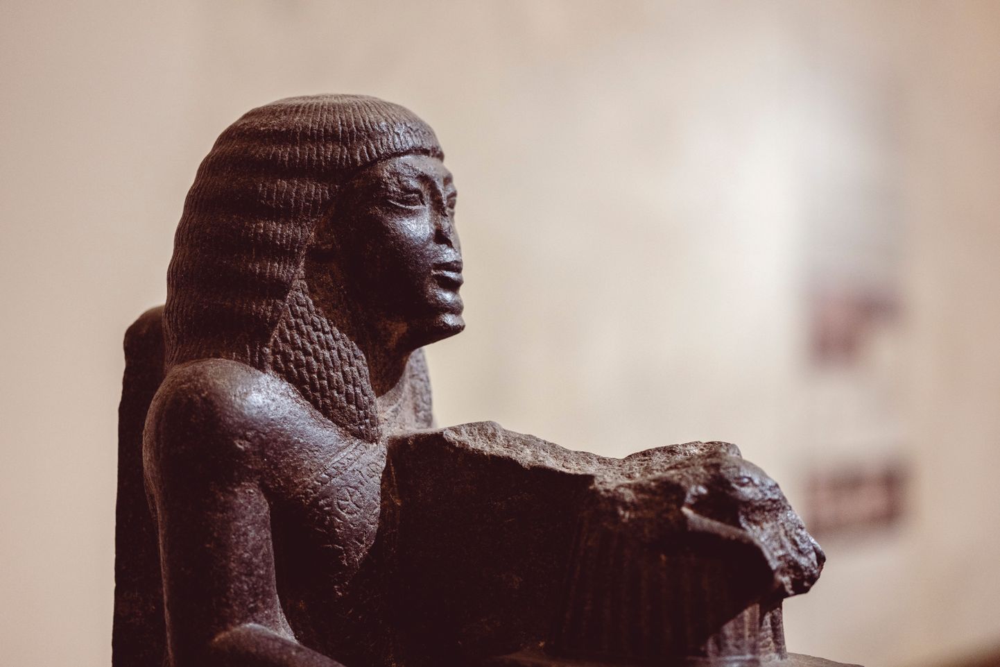 Vana-Egiptuse kuju. Pilt on illustreeriv.