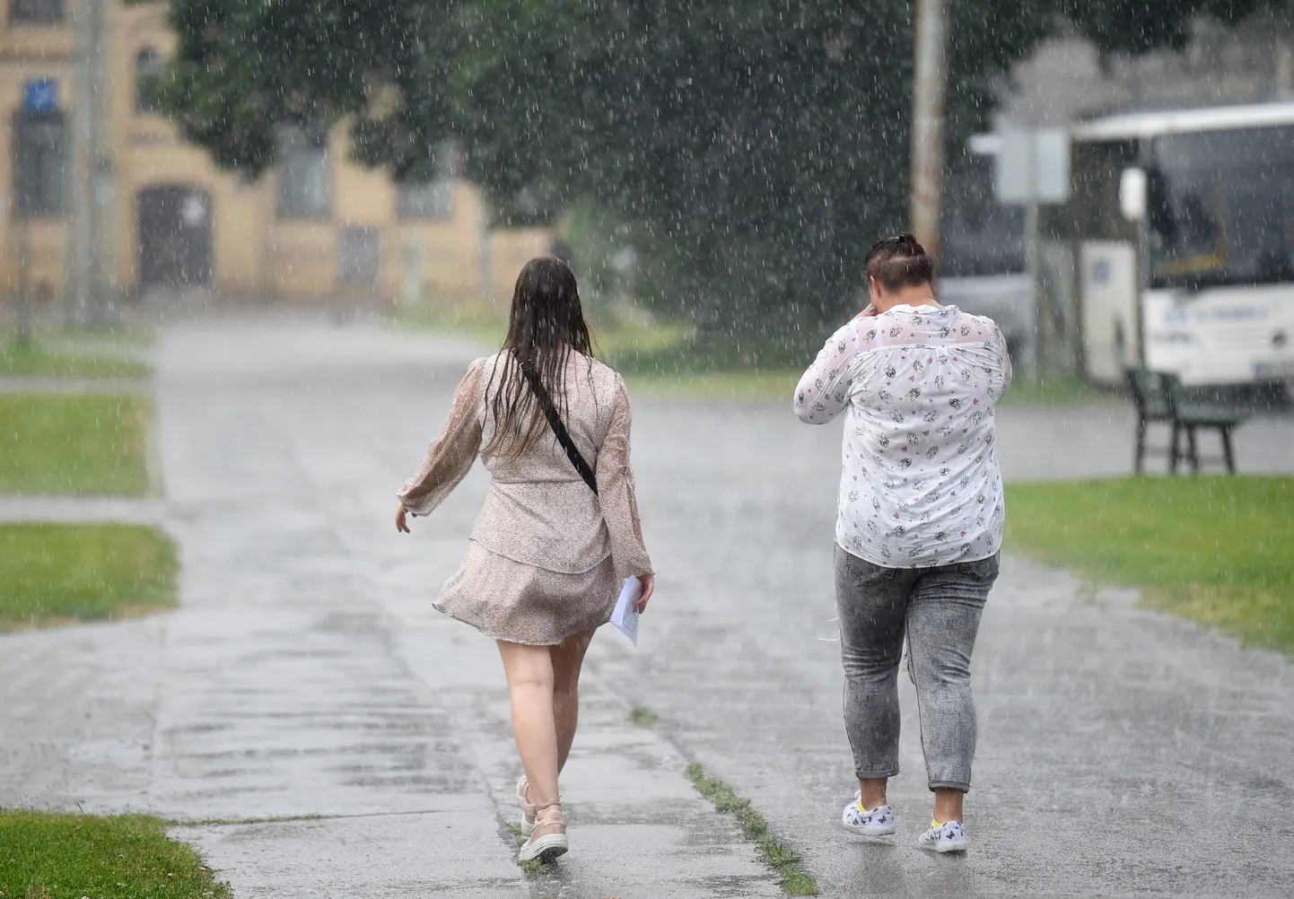 Непогода в Риге.