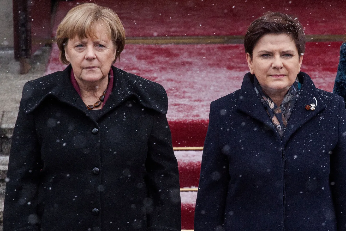Saksa kantsler Angela Merkel ja Poola peaminister Beata Szydlo.
