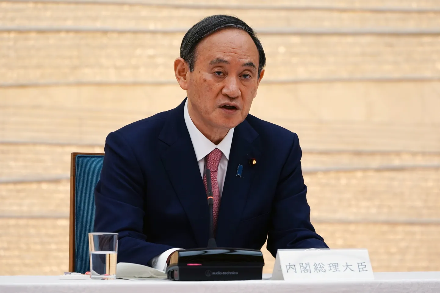 Jaapani peaminister Yoshihide Suga.