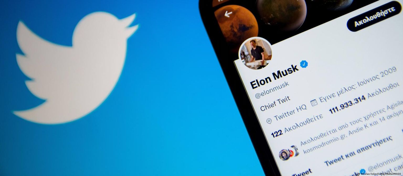 Īlona Maska profils "Twitter" platformā.