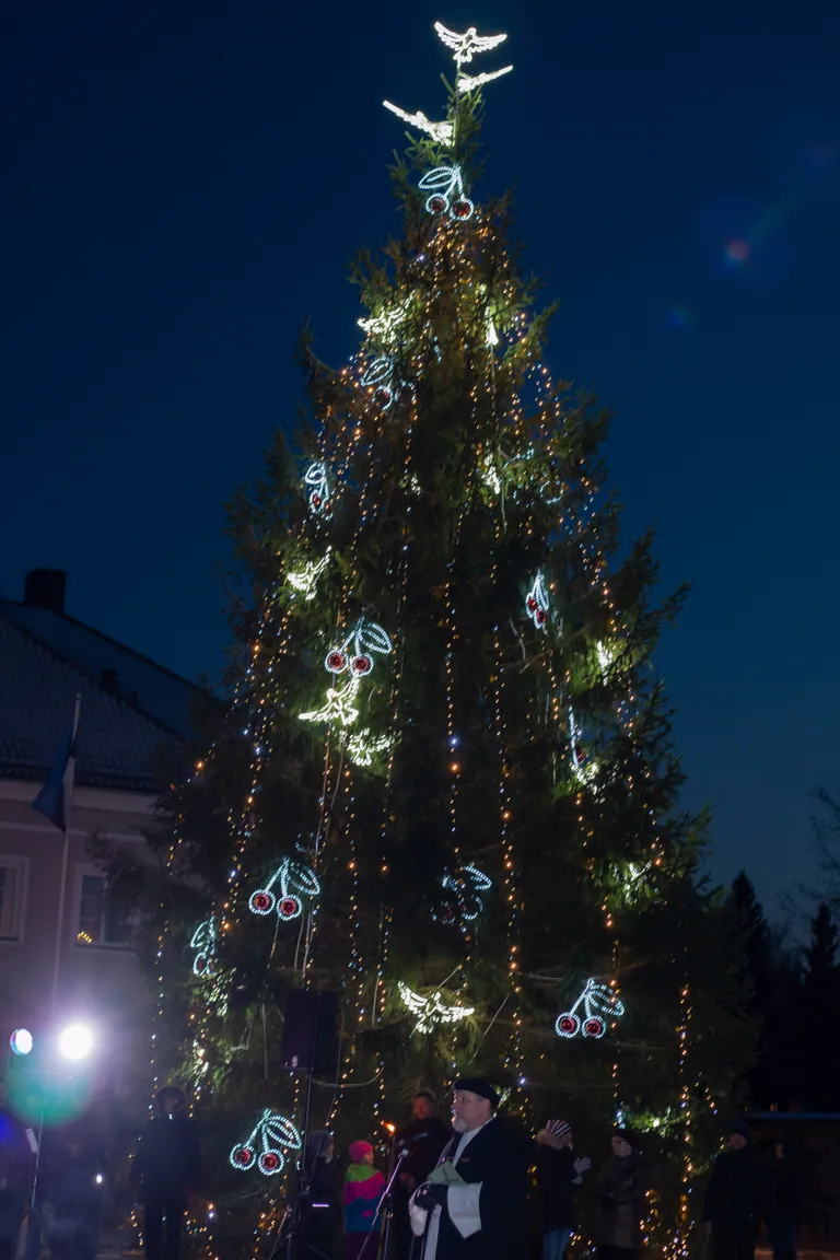 Räpina jõulupuu, 2019.