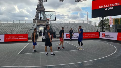 Eesti 3x3 korvpallikoondis jahib Eiffeli torni ees kohta EMi kaheksa parema hulgas
