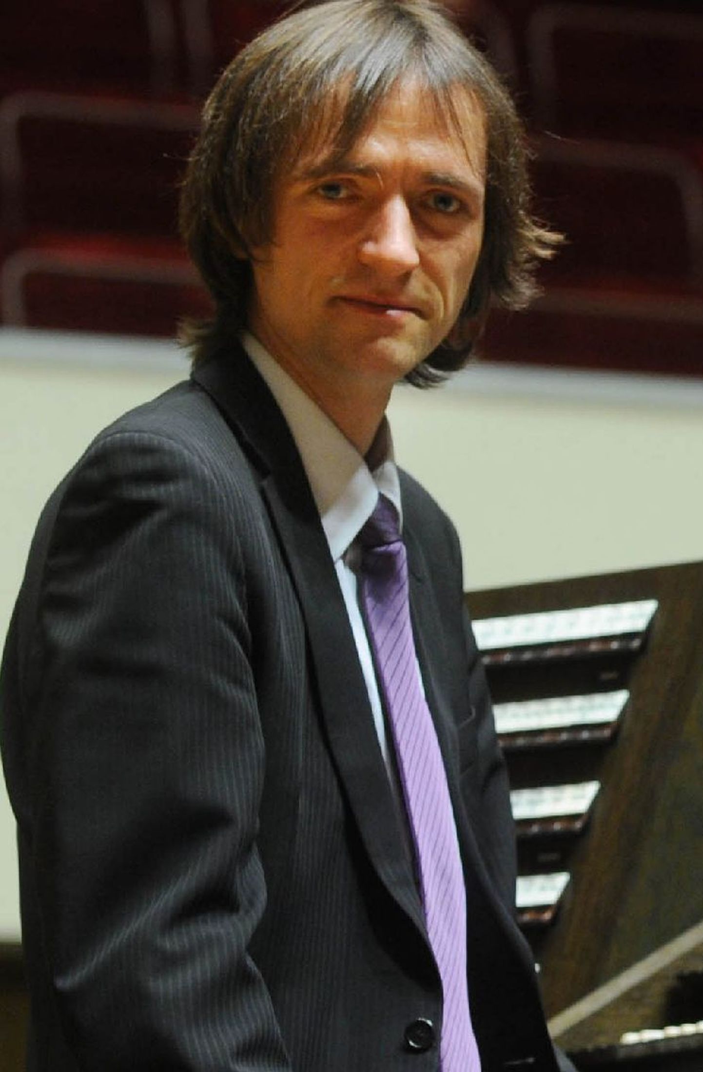 Organist David Timm.