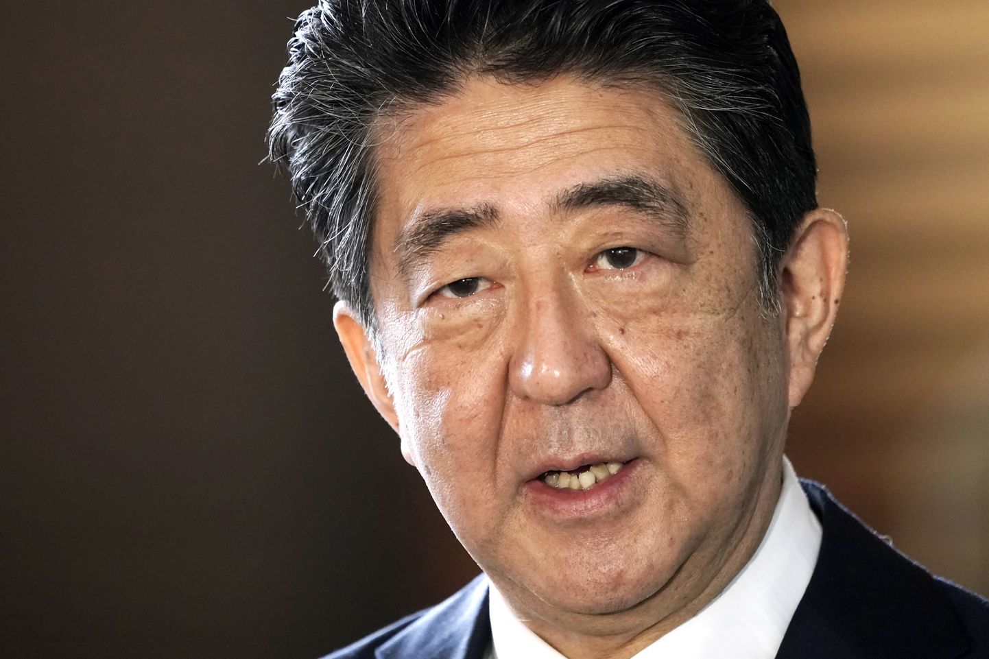 Bijušais Japānas premjerminists Sindzo Abe.