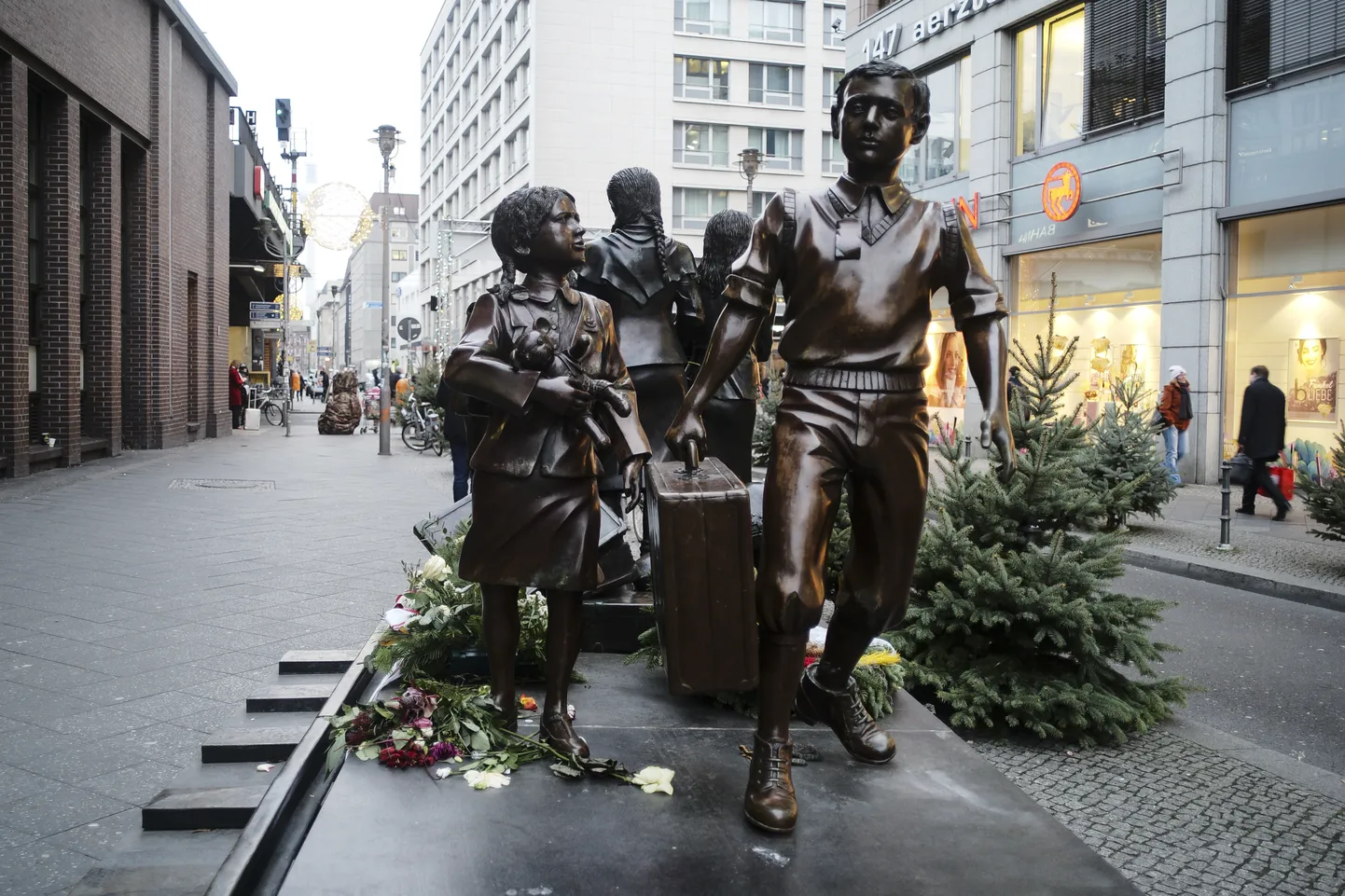 Kindertranspordi mälestusmärk Berliinis.