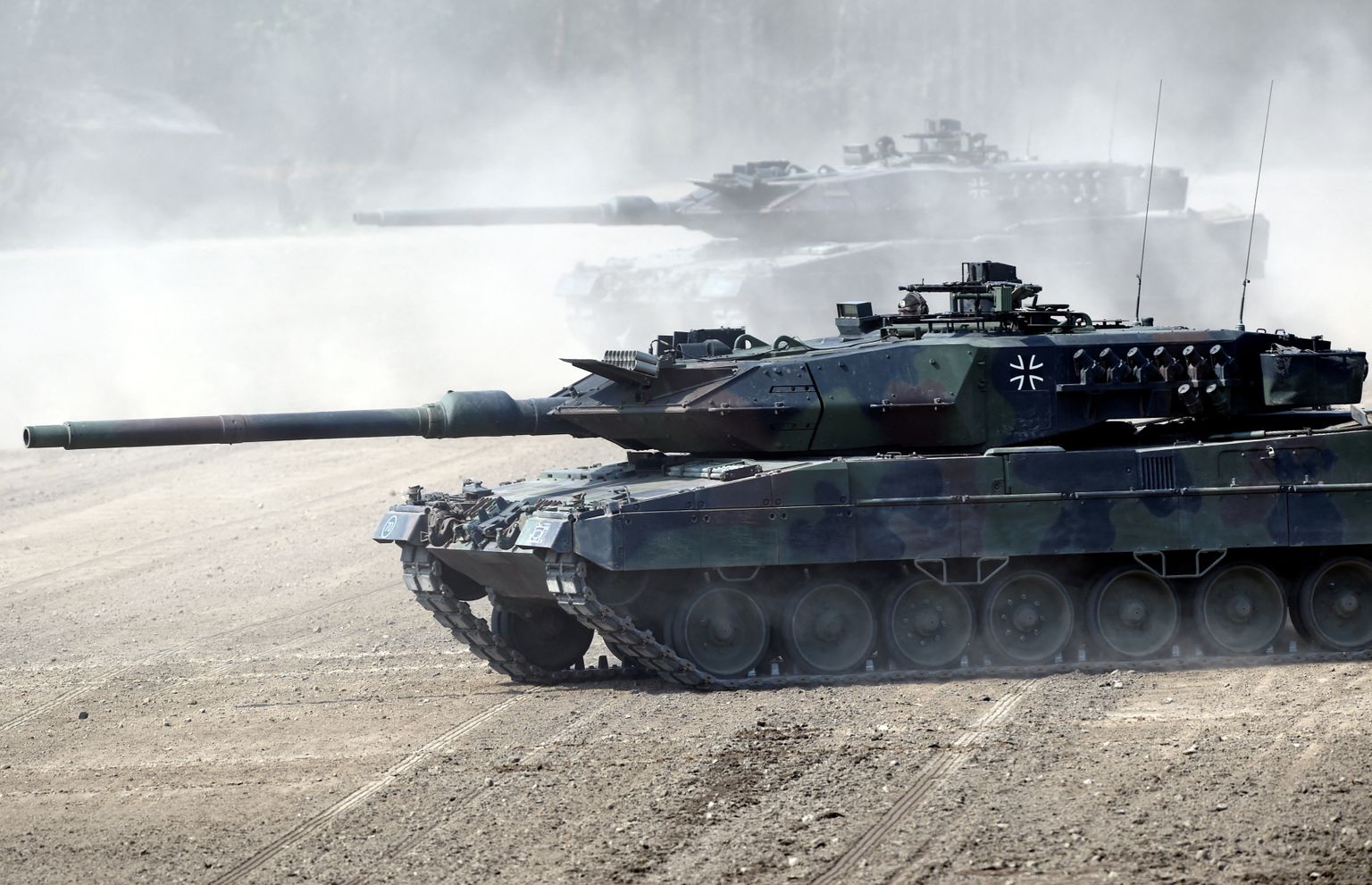 Saksa Leopard 2 tankid.