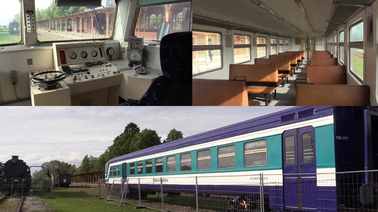 Haapsalu raudtee- ja sidemuuseumi kogu täienes teisipäeval uue eksponaadiga - diiselrongi juhtvaguniga.