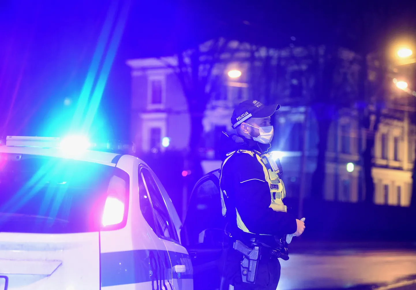 Läti politseinik.