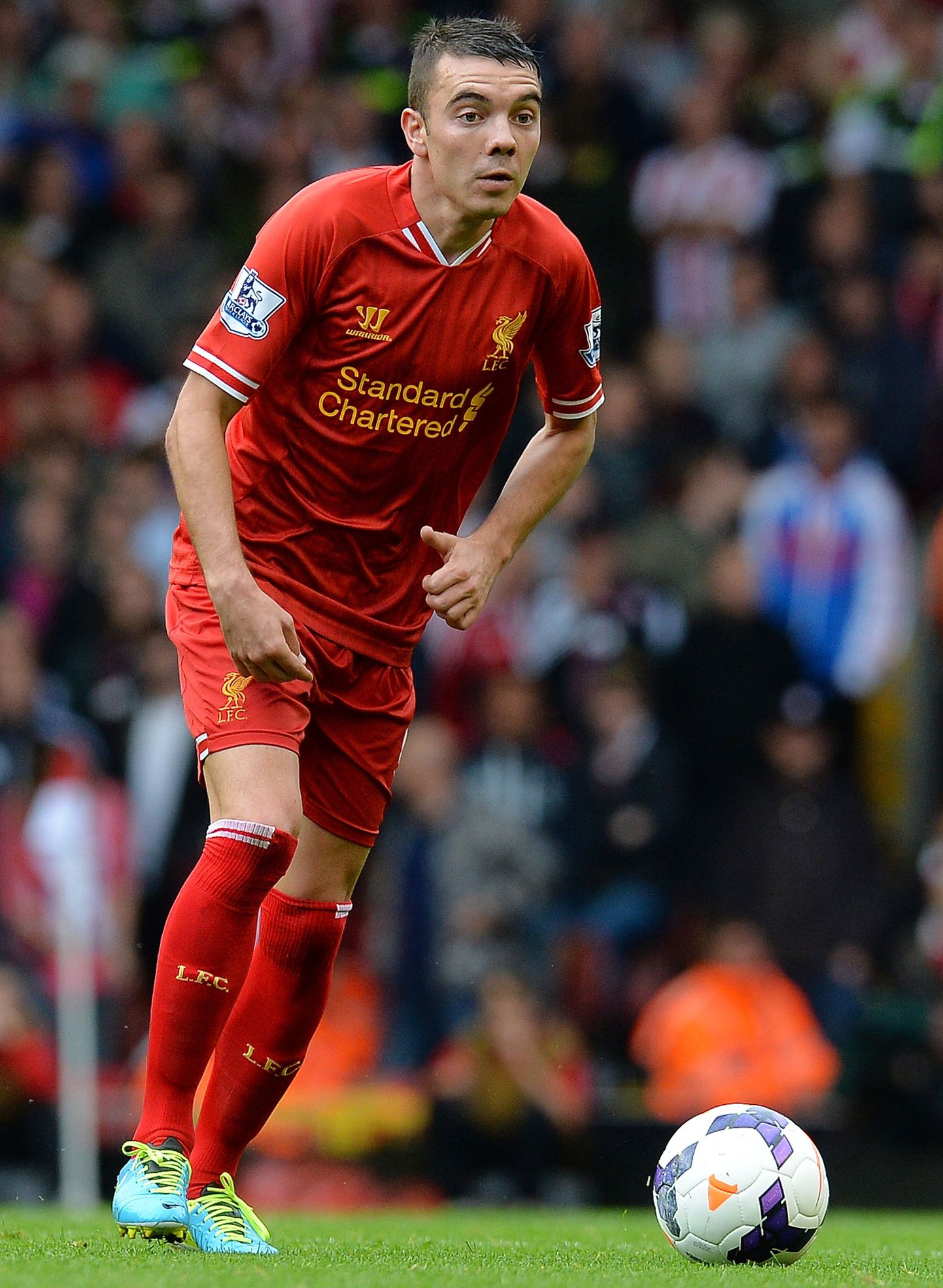 Iago Aspas 2013. aastal Liverpooli esindamas.