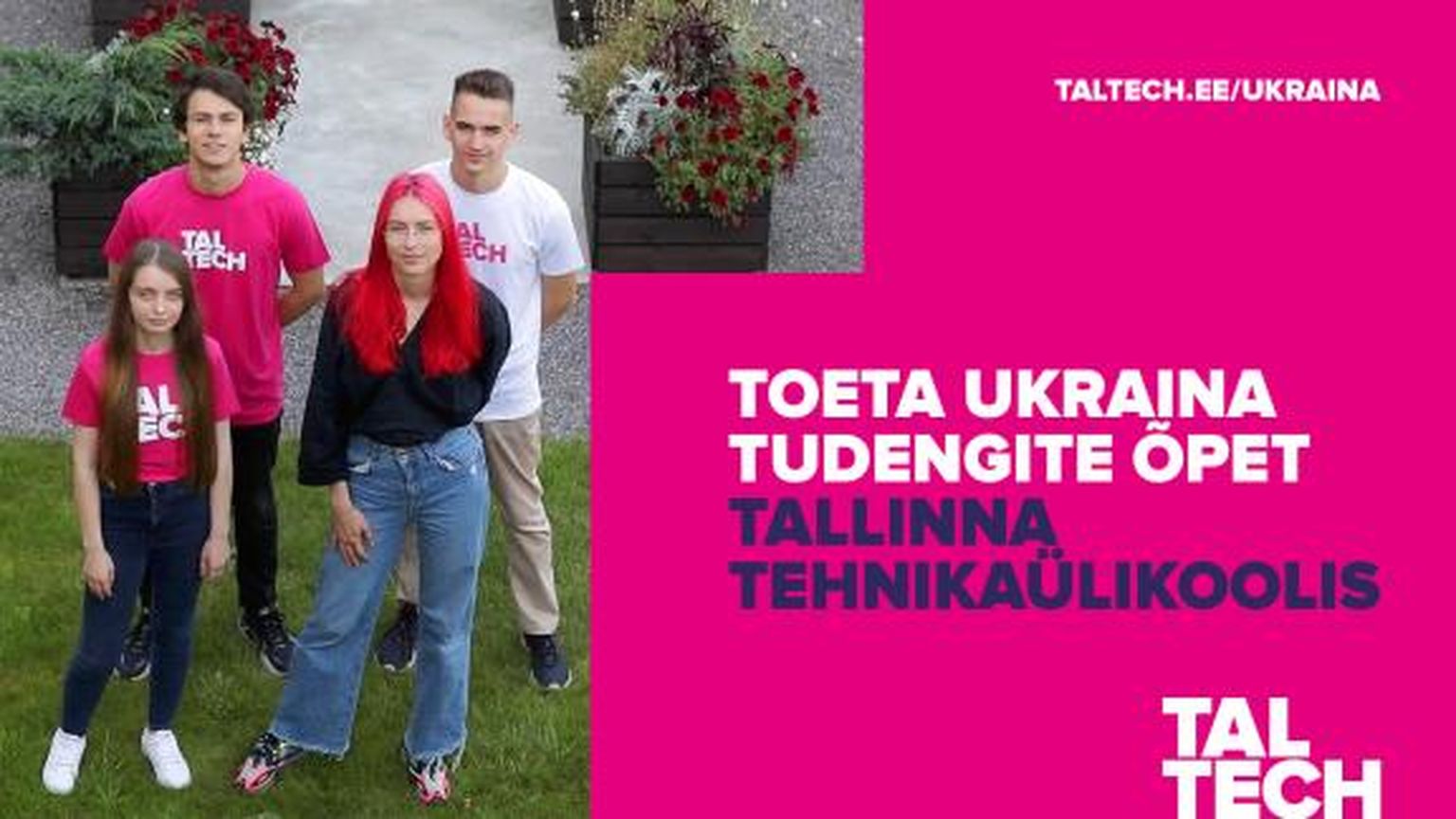 TalTechi Arengufond kogub annetusi Ukraina tudengite heaks.