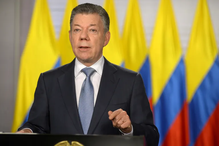 Colombia president Juan Manuel Santos.