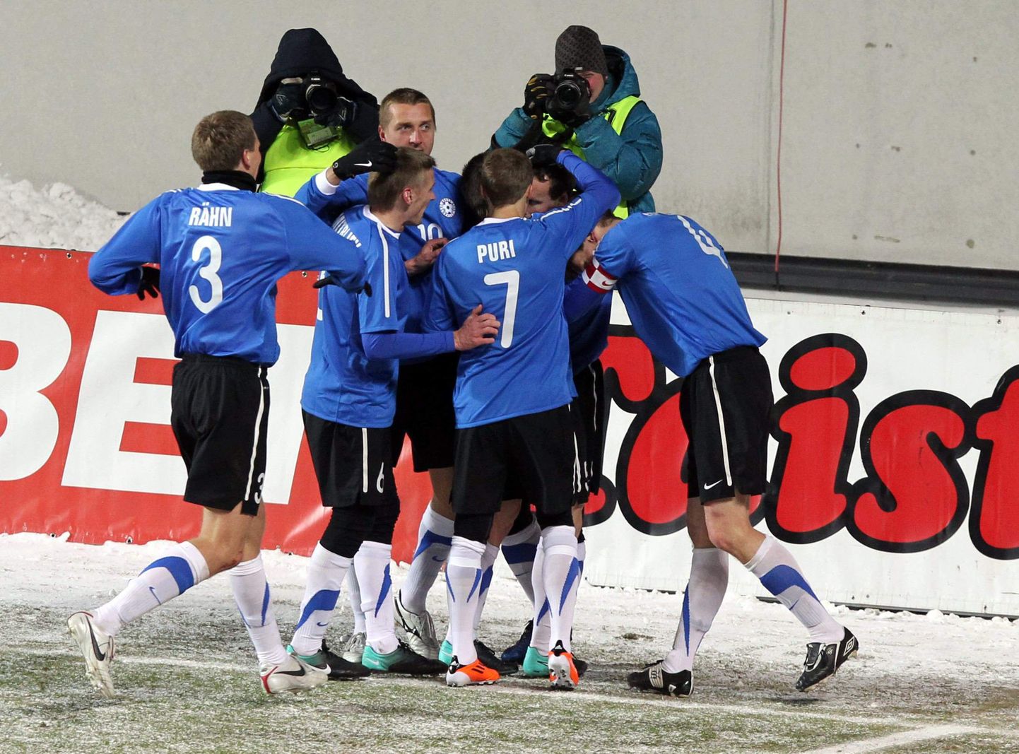 Eesti jalgpallikoondis alistas Uruguay 2:0