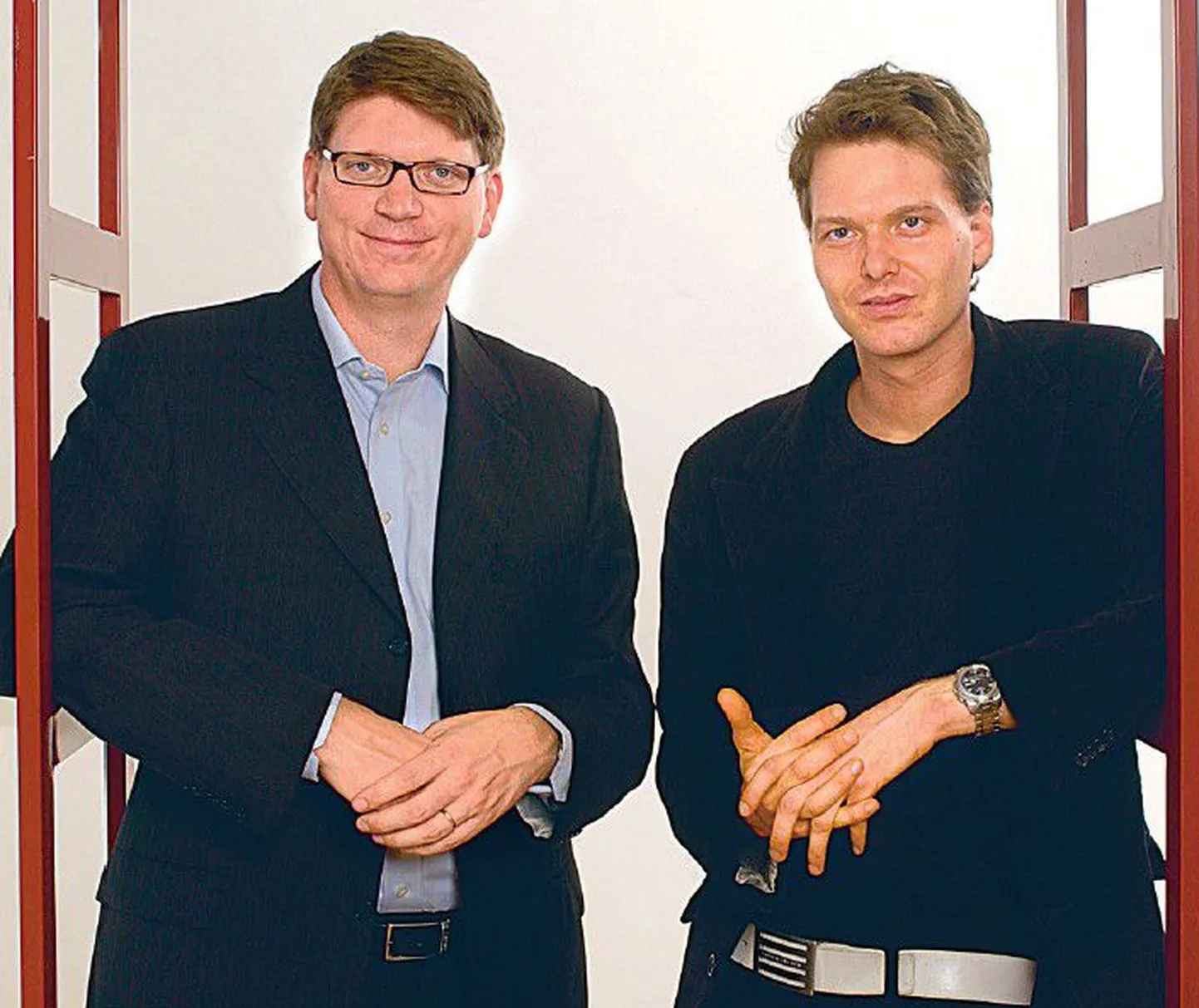 Niklas Zenn­ström (vasakul) ja Janus Friis.