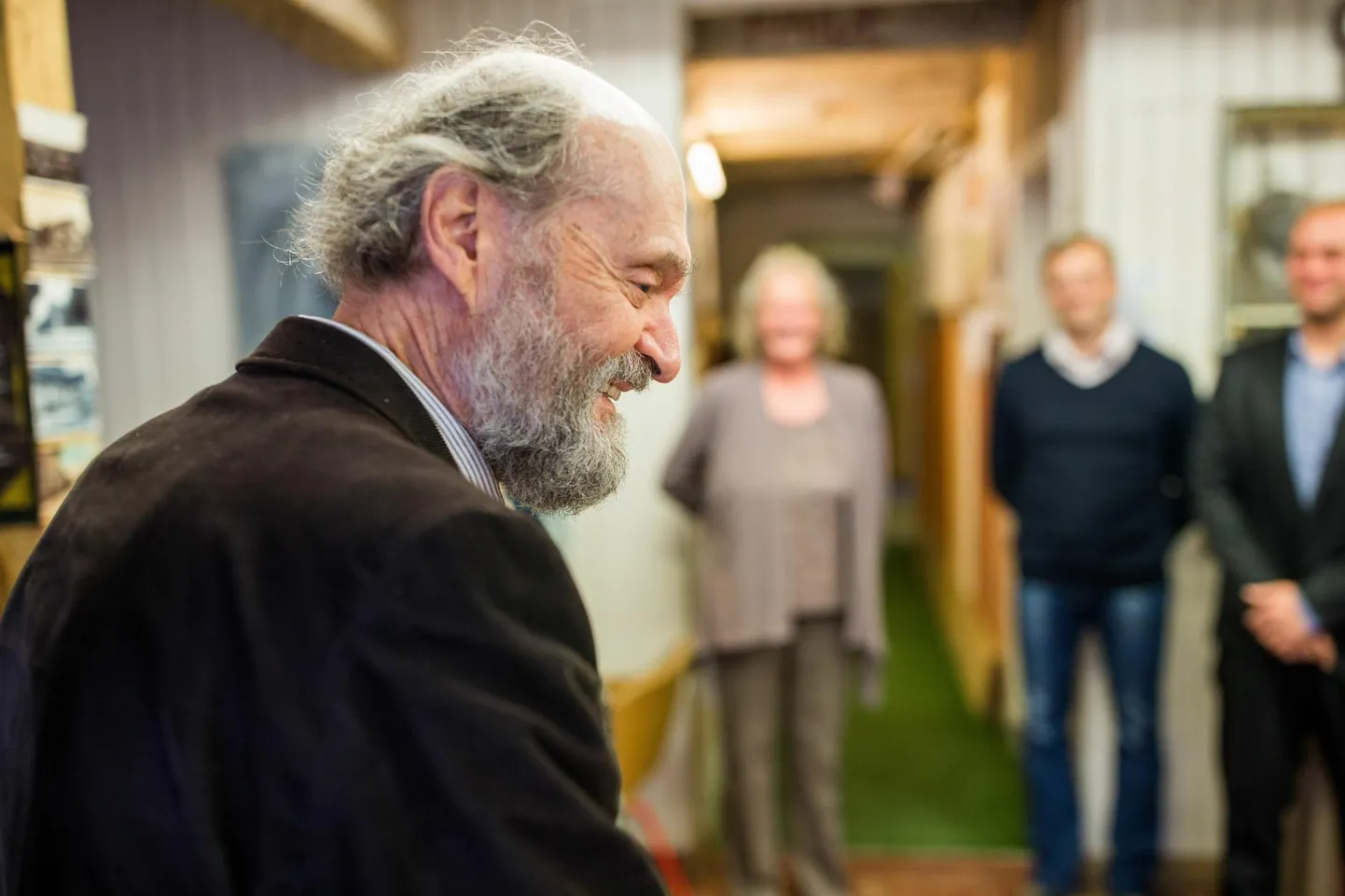 Arvo Pärt Paides Wabalinna majas.