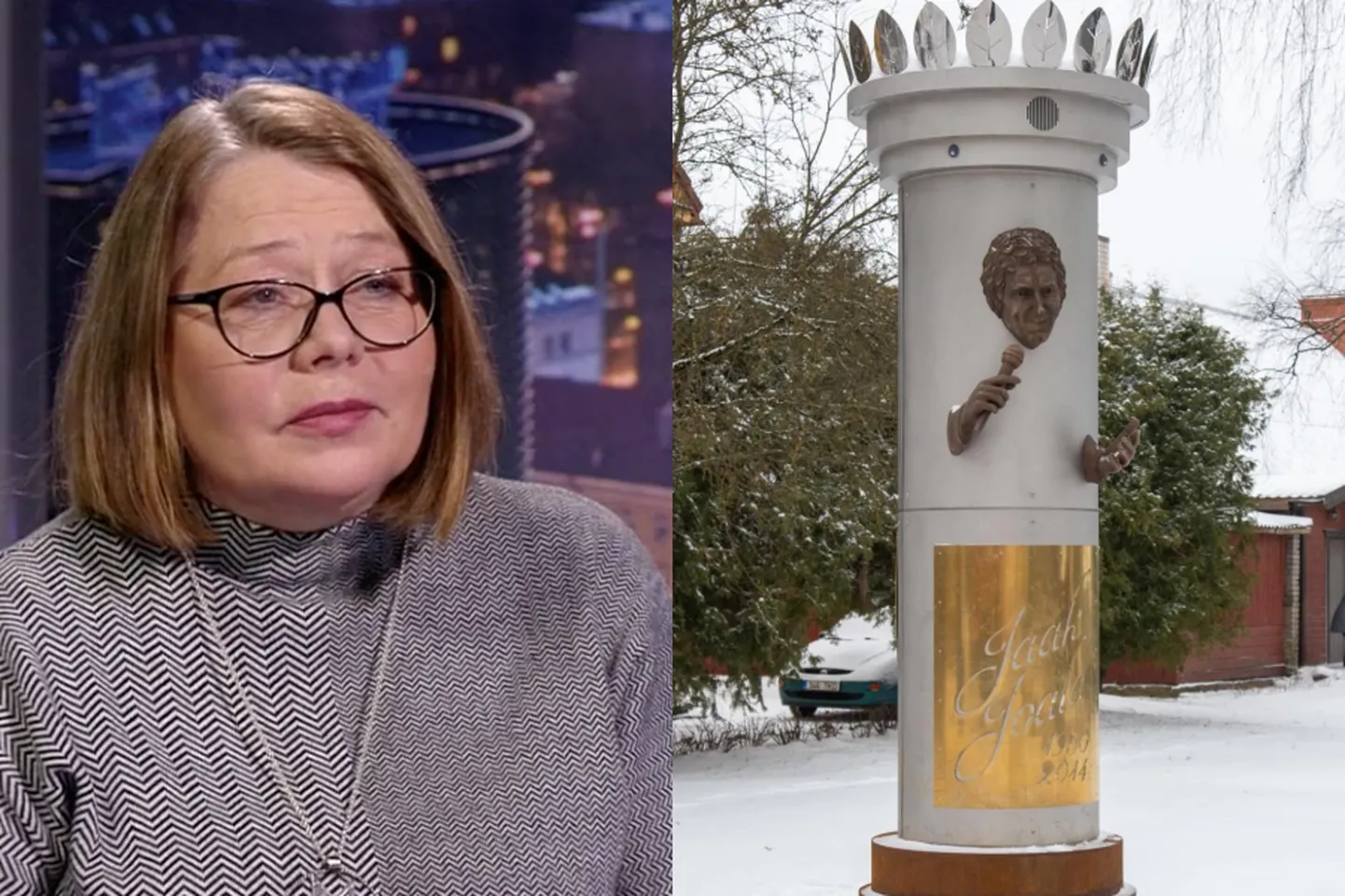 Maire Joala pole Viljandi linna püstitatud Jaak Joala monumendiga üldse rahul.