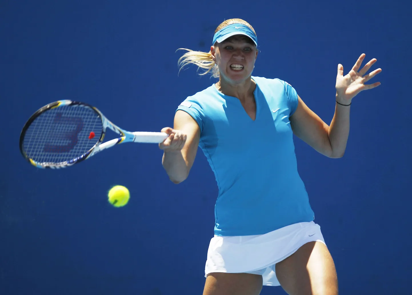 Kaia Kanepi Austraalia lahtistel tennisemeistrivõistlustel.