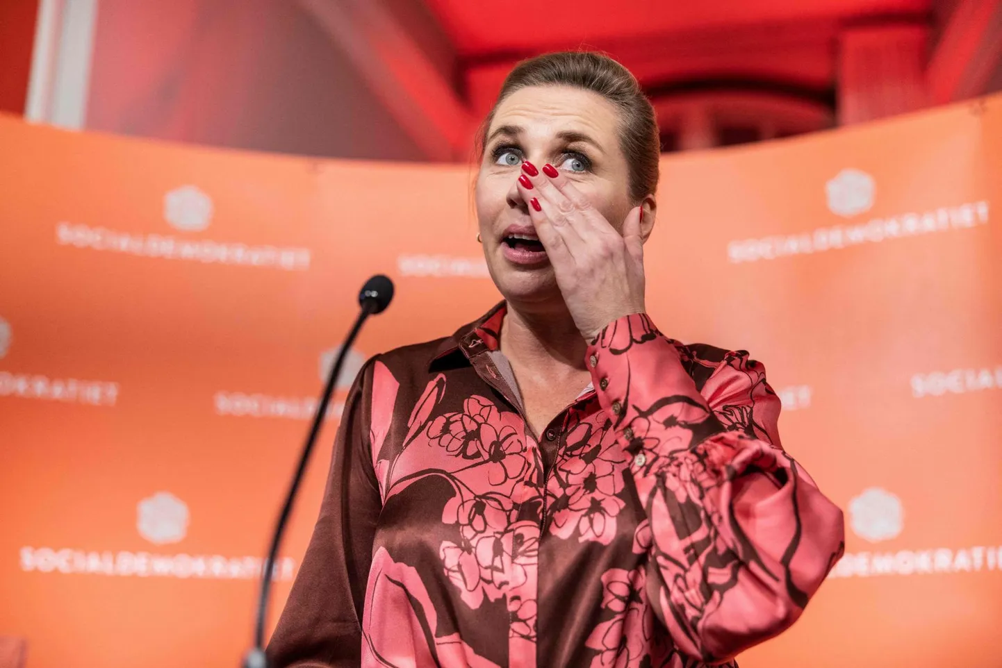 Taani peaminister ja Sotsiaaldemokraatide esimees Mette Frederiksen.