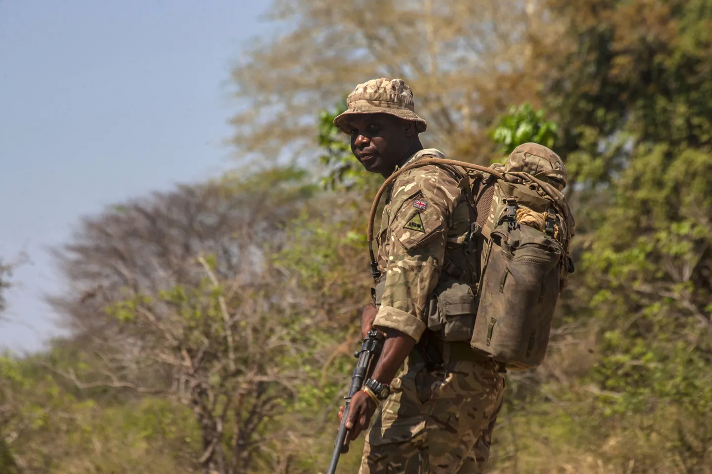 Malawis sündinud briti sõdur Kingsley Kachoka.