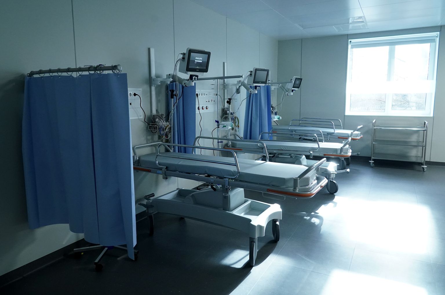 Новые помещения в обновленном операционном блоке Больницы травматологии и ортопедии