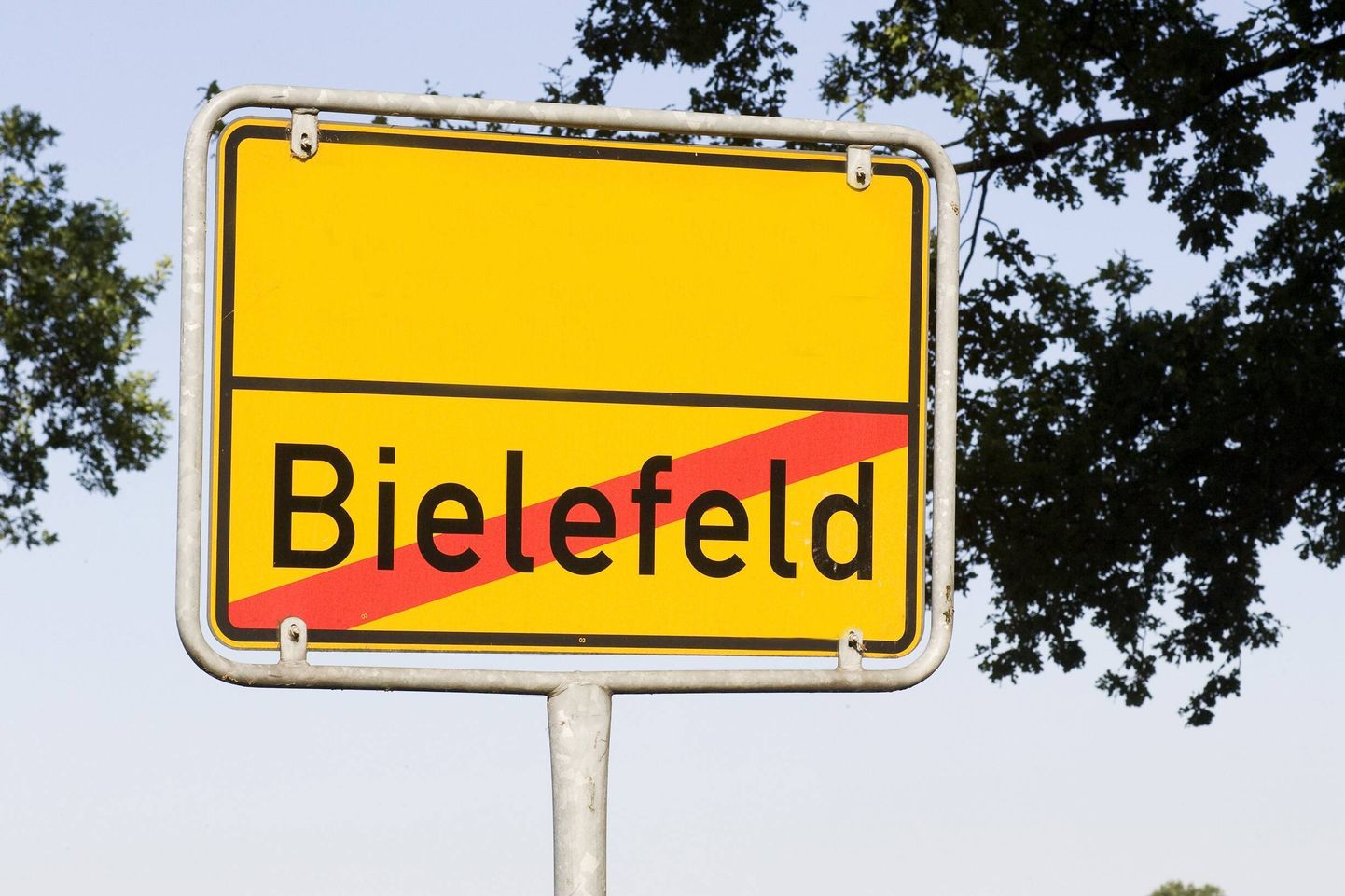 Silt, mis näitab Bielefeldi lõppemist