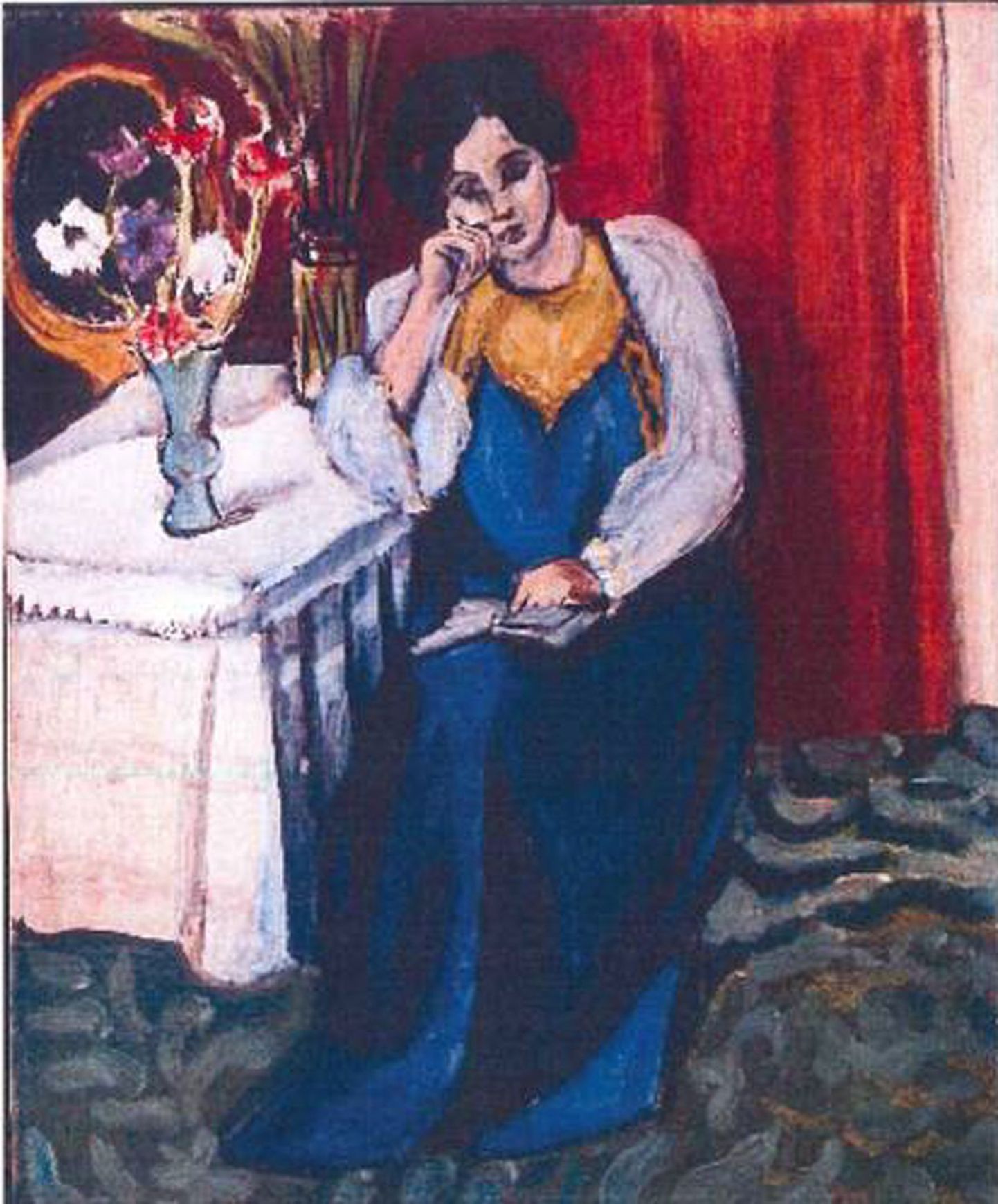 Üks Rotterdamis varastatud maalidest, maailmakuulsa foovi Henri Matisse'i teos «La Liseuse en Blanc et Jaune».