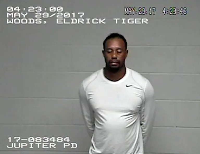 Tiger Woods Florida Jupiteri politsei turvakaamera pildil