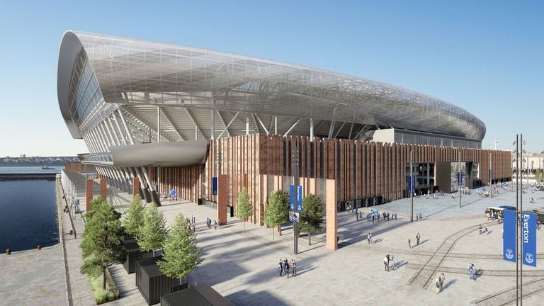 Проект нового стадиона клуба "Эвертон".