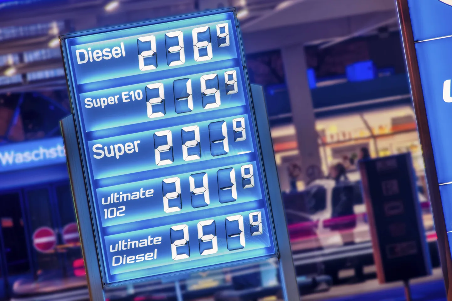 Saksamaa kütusehinnad nädalavahetusel