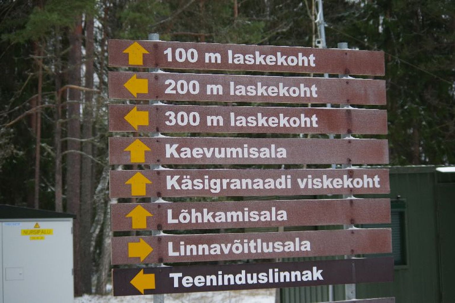 Nursipalu harjutusala.