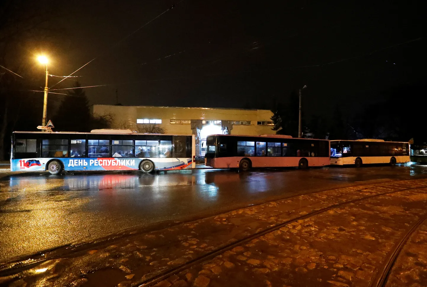 Evakuācija Doņeckā.